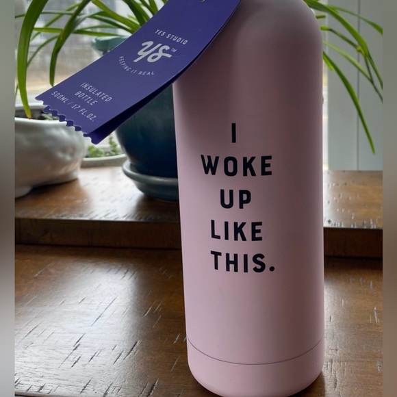 •NWT•World Market Yes Studio Insulated Stainless Steel Water Bottle - Picture 4 of 12